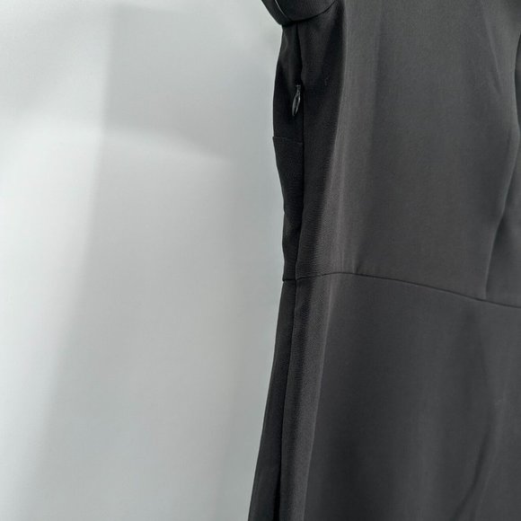 Tuckernuck Black Saxby Dress sz XS NWT Lace Trim Pilgrim Collar Mini Length - Picture 8 of 8